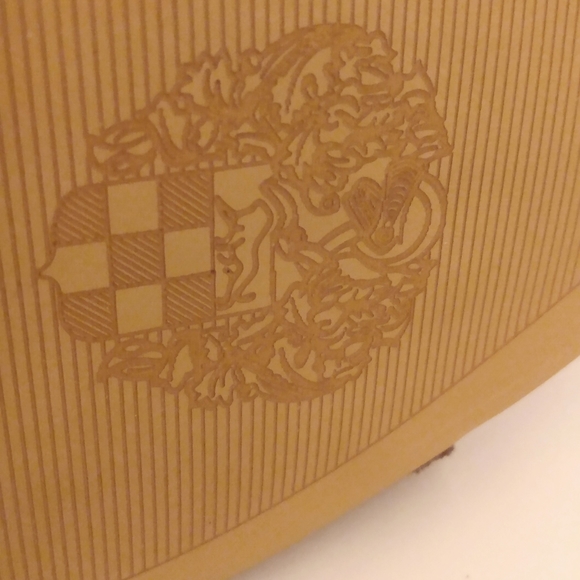 Vince Camuto Gray Suede Leather Zip 3 1/4" Heel Ankle Peep Toe Booties sz 8.5 M - Picture 8 of 9